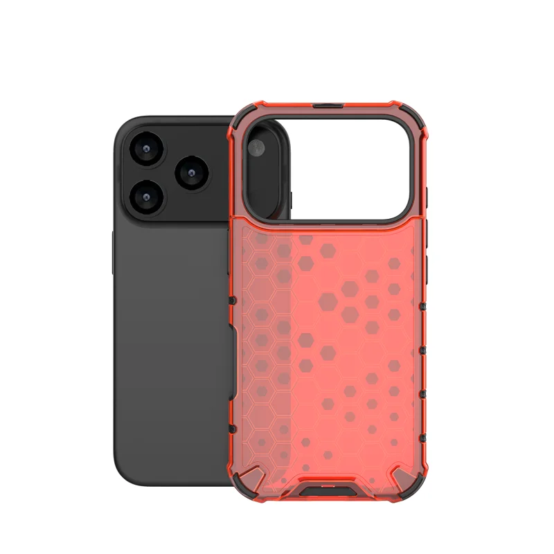 For iPhone 17 Pro Case iPhone 17 Pro Cover Honeycomb Style Bumper Shield Protective Phone Cases For iPhone 17 Pro Max Air Funda