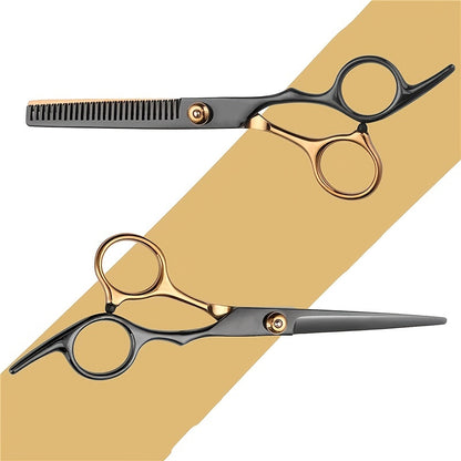 Professional Barber Shears - Hair Cutting Scissors Hair Thinning Scissors For Men, Women - Perfect For Hair Cutting And Trimming