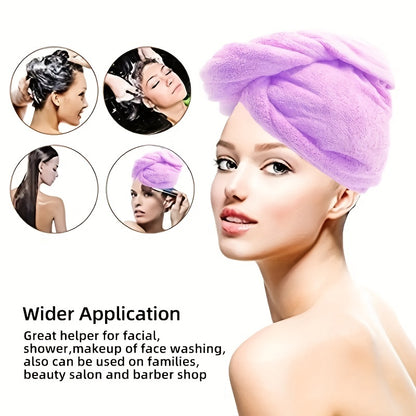 Microfiber Hair Towel Quick Drying Hair Wrap Towel Super Absorbent Hair Drying Cap Soft Headband