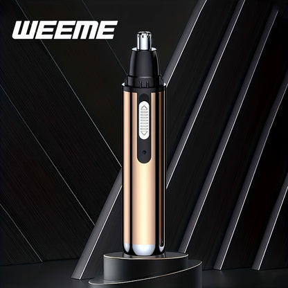 WEEME Electric Nose Hair Trimmer, USB Rechargeable Nose and Ear Hair Clipper, Unisex Nose Shaver, Eyebrow and Facial Hair Removal Device