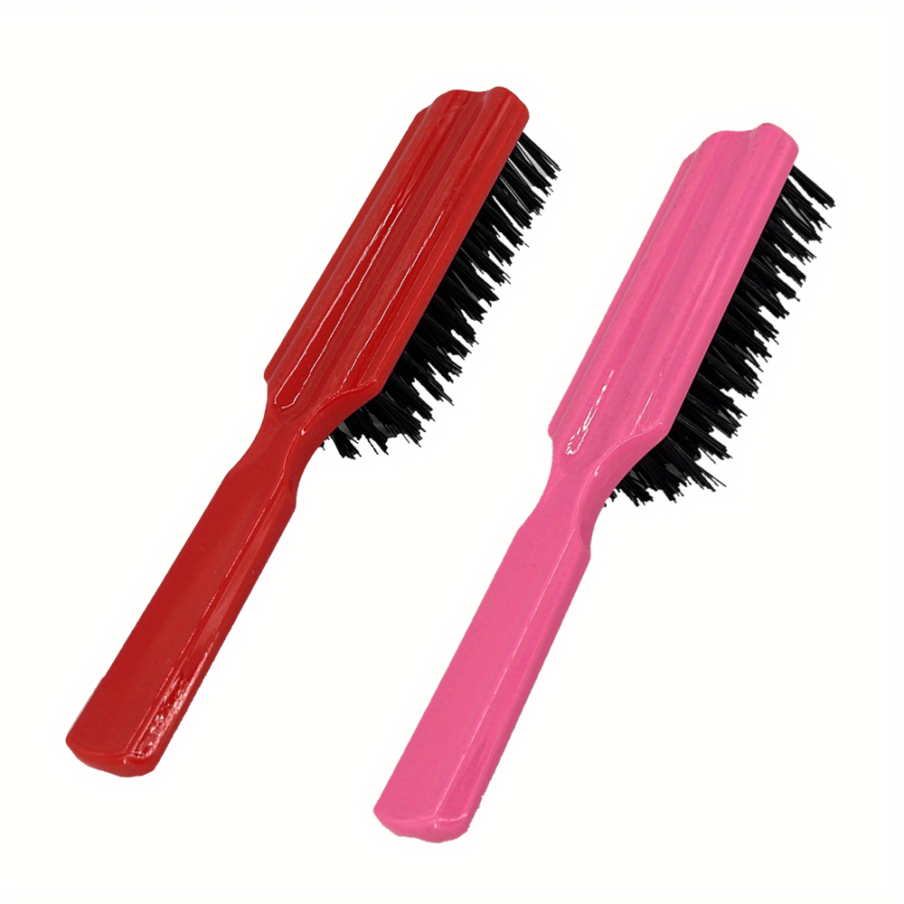 Plastic Handle Nylon Bristle Brush Hairdressing Comb Designed For All Hair Types