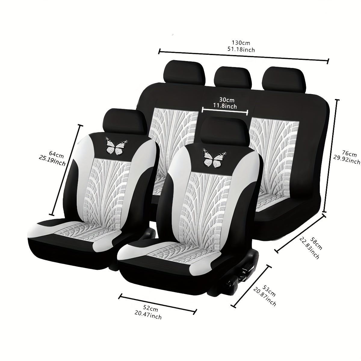 Heat Transfer Craft Car Cover for 5 S (Universal Type), Christmas Gifts