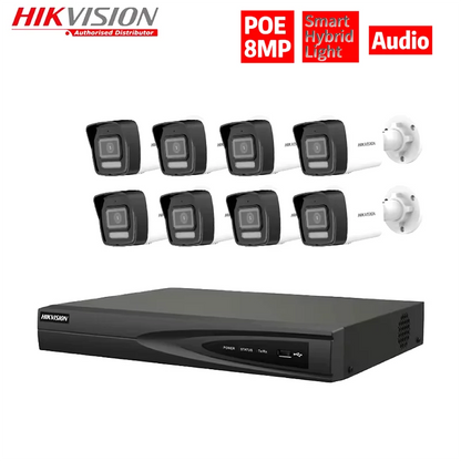 Hikvision English Version DS-7608NI-Q1/8P 8-ch 1 SATA Interface 80 Mbps Motion Detection Camera System HDMI/VGA 1U 8 PoE 4K NVR