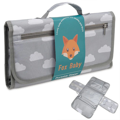 Portable Diaper Changing Pad for baby Foldable Detachable Travel Changing mat with Extra Storage, Multifunctional