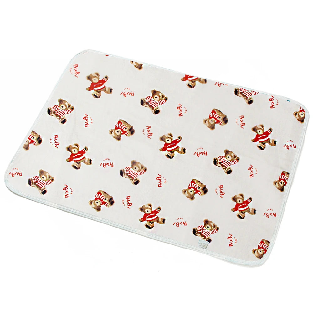 50*70cm Baby Diaper Changing Mat Portable Foldable Washable Waterproof Mattress Travel Pad Floor Mats Cushion Reusable Pad Cover