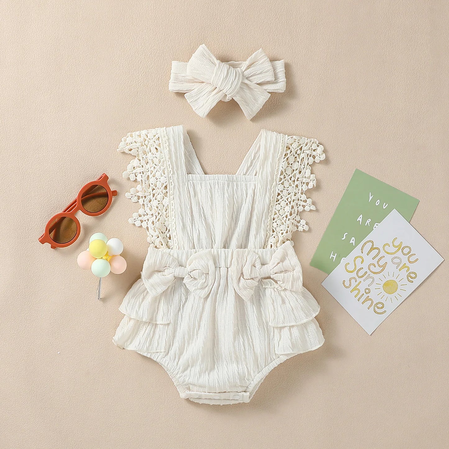 2024 New Style Baby Girls Summer Sleeveless Solid With Bow Fashion  Outdoor Streetwear Dress
