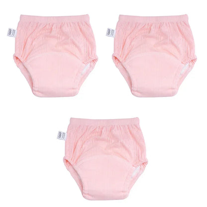 3pcs/lot Newborn Training Pants Cotton Thin Summer Baby Shorts Washable Boy Girls Cloth Diapers Reusable Nappies Infant Panties