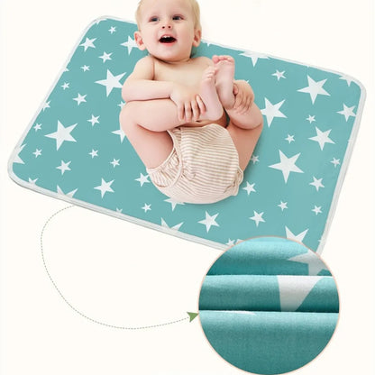 50*70cm Baby Diaper Changing Mat Portable Foldable Washable Waterproof Mattress Travel Pad Floor Mats Cushion Reusable Pad Cover