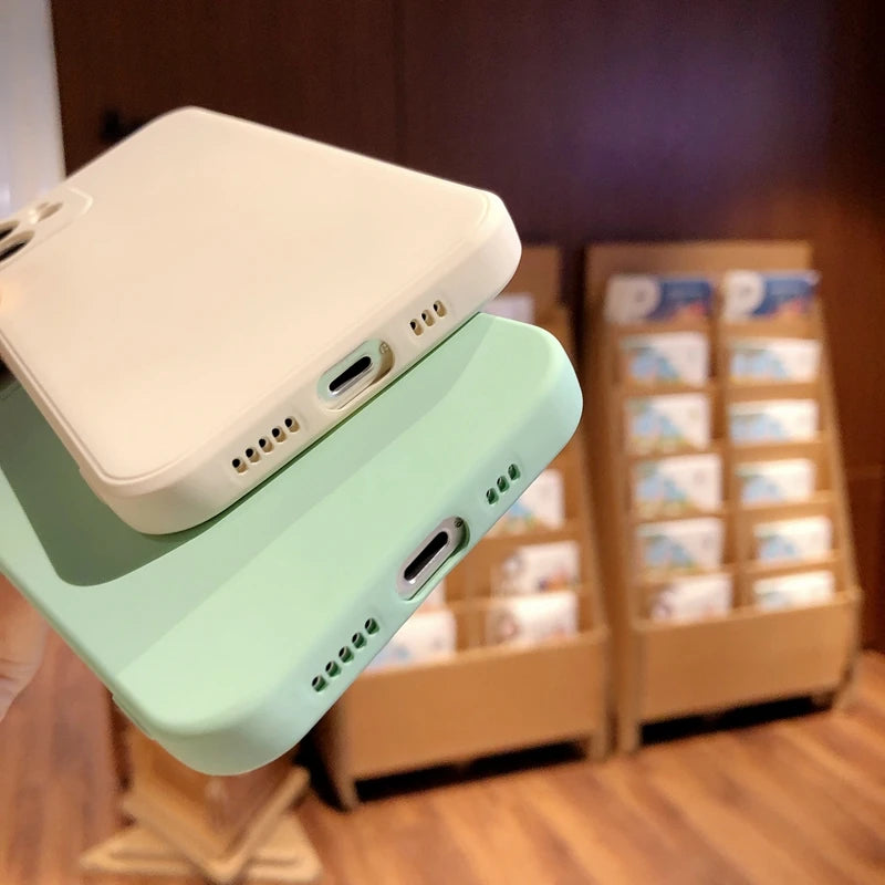 New Camera Protection Silicone Phone Case For iPhone 11 12 13 Pro Max 6 6s 7 8 Plus XR X XS MAX SE 2020 Mini Case Cover Cases
