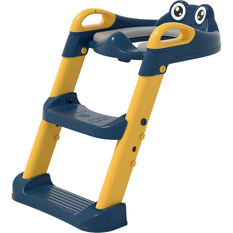 Auxiliary Stair-type Children's Toilet Seat Supplies Infant Baby Ladder Folding Toilet.