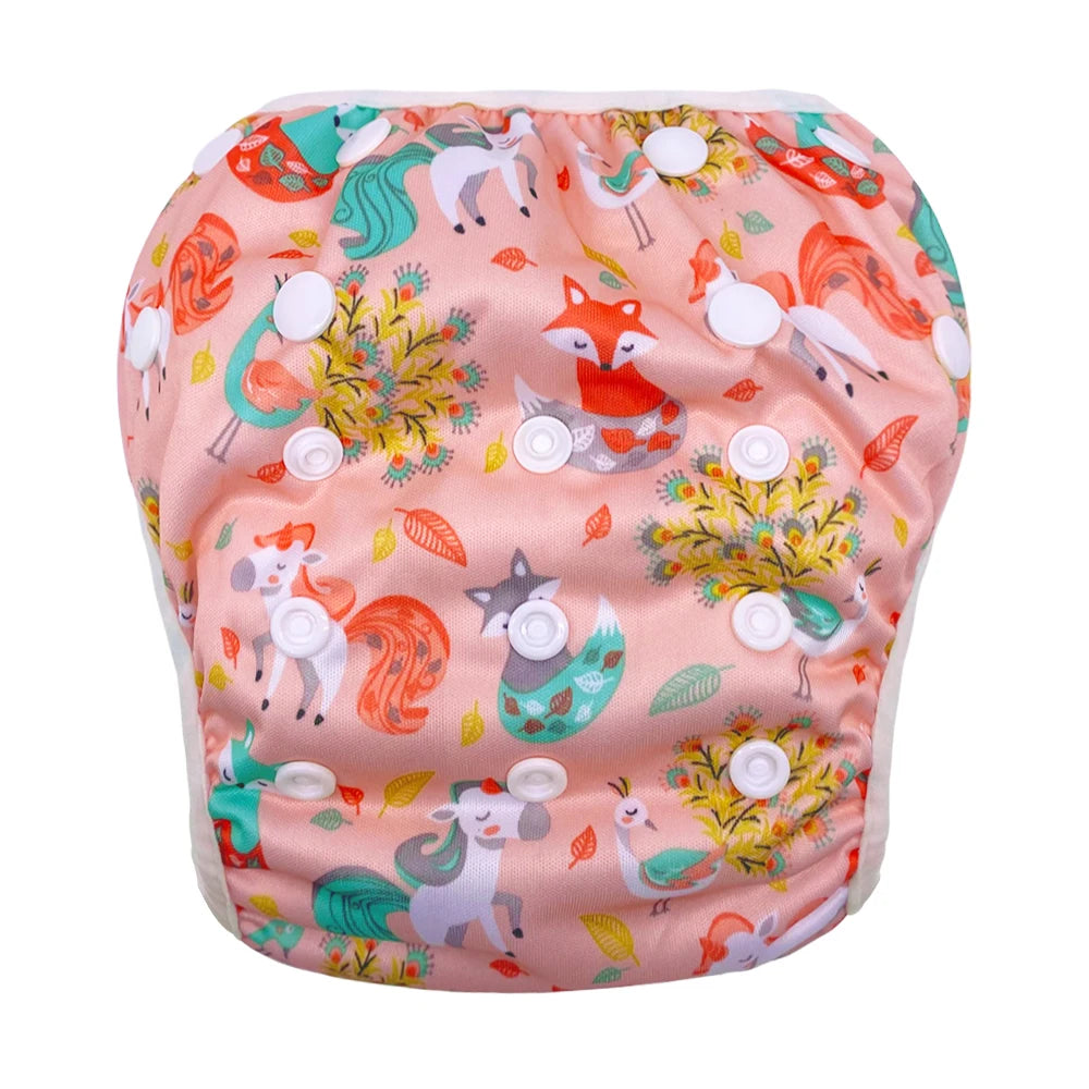 1pc Baby Swim Diapers Reuseable Washable Adjustable for Swimming Lesson Baby Shower Gifts Large Size Baby Boy Girl Swim Nappy