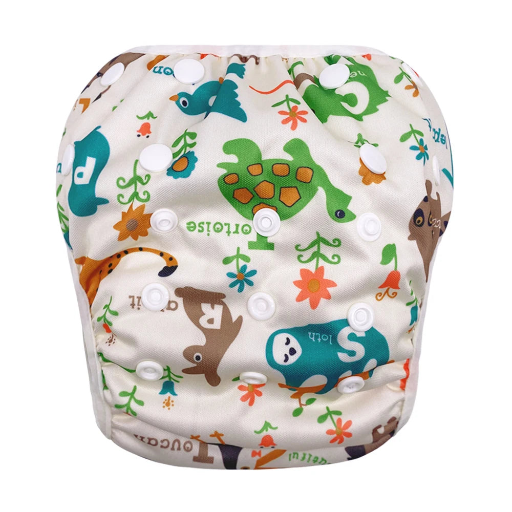 1pc Baby Swim Diapers Reuseable Washable Adjustable for Swimming Lesson Baby Shower Gifts Large Size Baby Boy Girl Swim Nappy