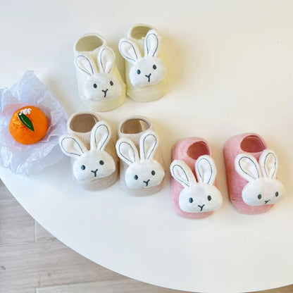 Soft and Skin Friendly Baby Silicone No-slip Floor Socks Antiskid Sweat-absorbing and Breathable Toy Floor Socks Cotton