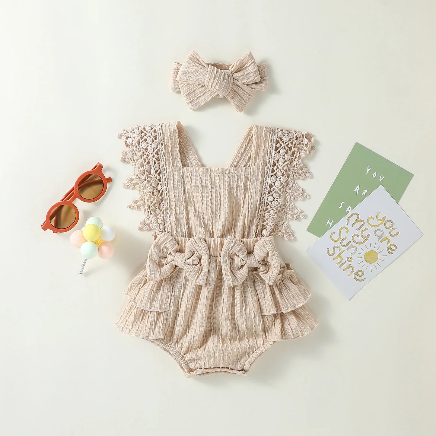 2024 New Style Baby Girls Summer Sleeveless Solid With Bow Fashion  Outdoor Streetwear Dress