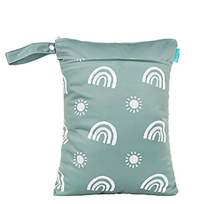 Happyflute Wetbag For Baby Diapers Nappies Waterproof Reusable Diaper Bag With Two Zipper 30cmx40cm