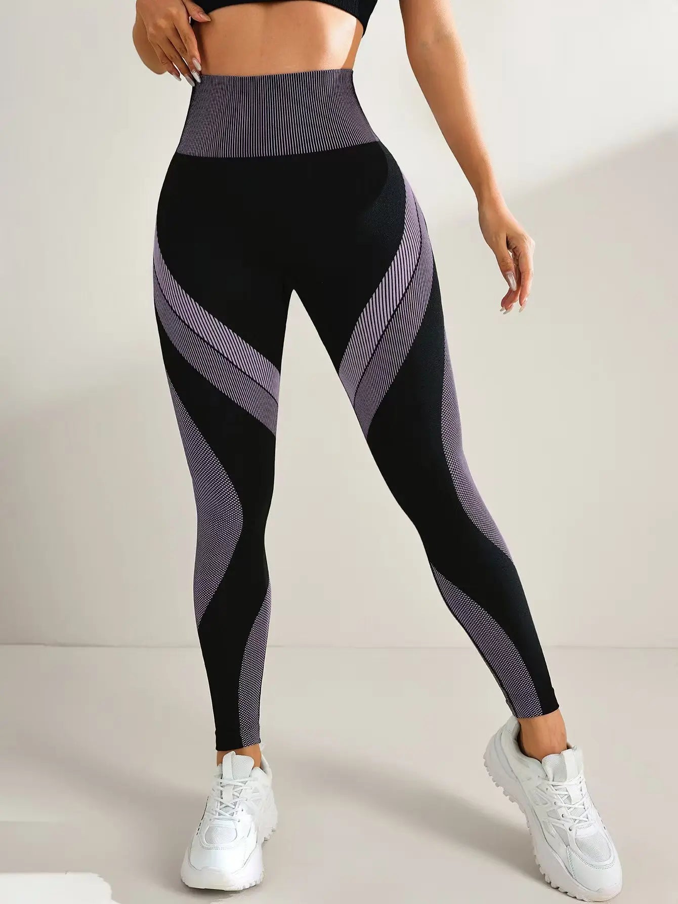 Women's Seamless Breathable Yoga Pants with High Waist and Hip Lifting, Tight Fitting Sports Pants, Running and Fitness Pants
