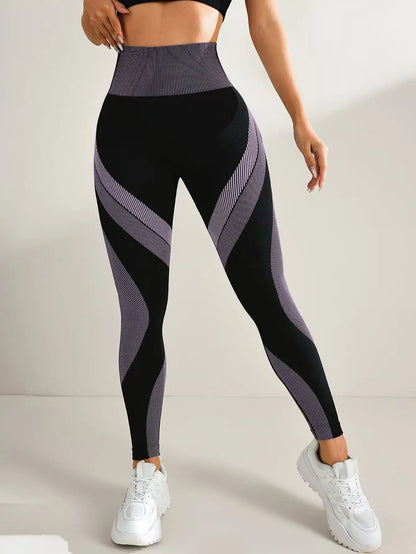Women's Seamless Breathable Yoga Pants with High Waist and Hip Lifting, Tight Fitting Sports Pants, Running and Fitness Pants
