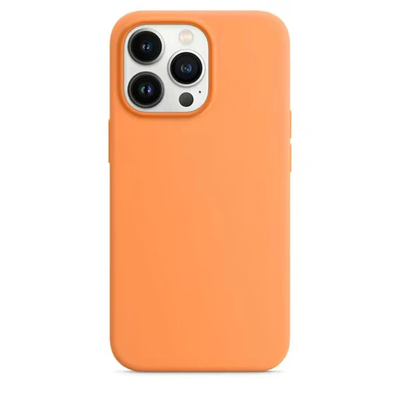 Original Liquid Silicone Phone Case for iPhone 15 16 14 Plus 13 12 11 Pro Max Soft Cases for iPhone 12 13 11 14 15 Full Cover