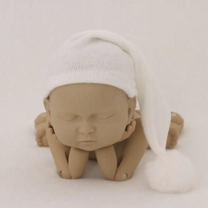 0-3Month Baby Newborn Photography Props Baby Hat Baby Girl Lace Romper Bodysuits Outfit  Photography Clothing