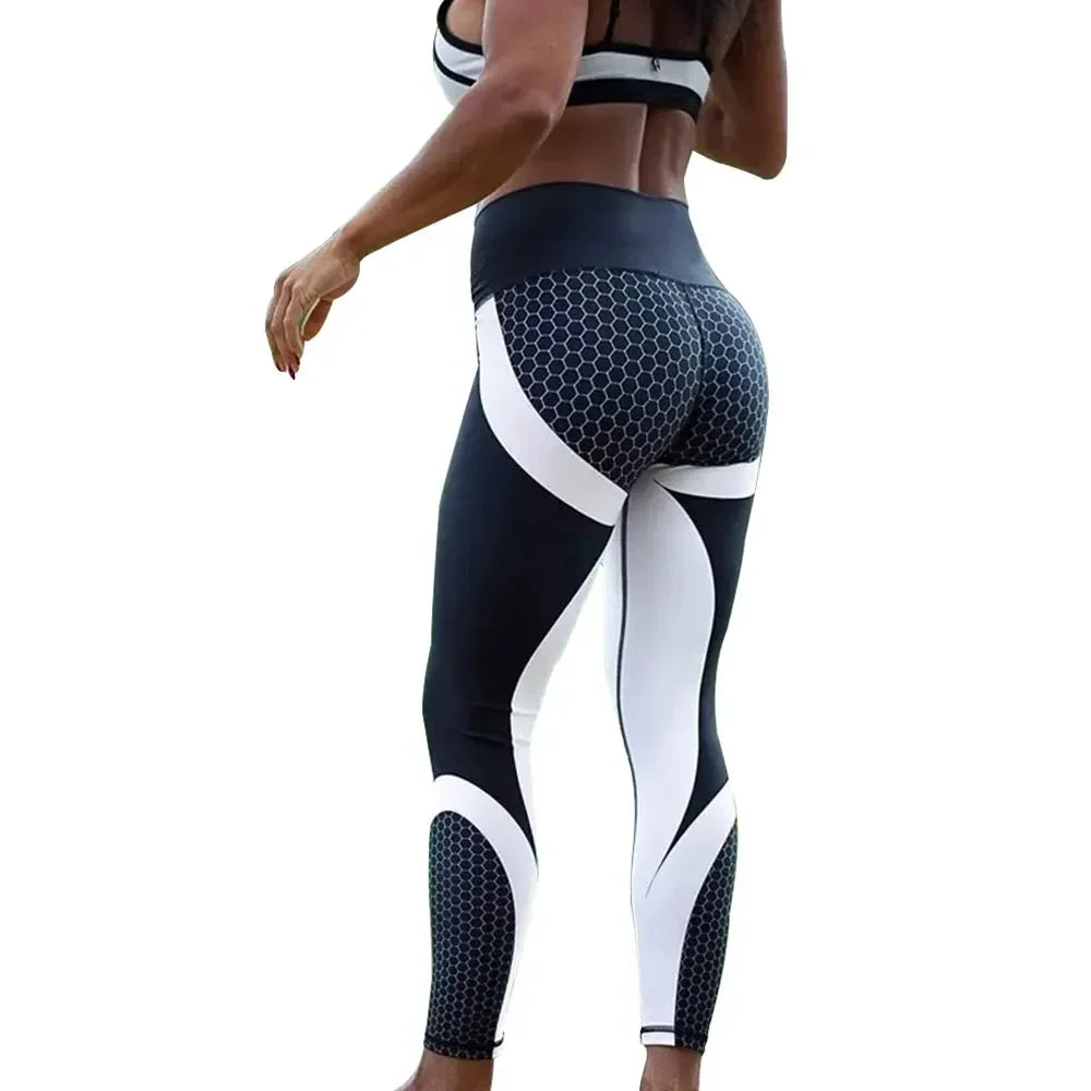 Pants Women Leggings Sports Fitness Clothing Female Tights Yoga Trousers Gym Stockings Seamless Bodysuit Breathable Absorb Colou