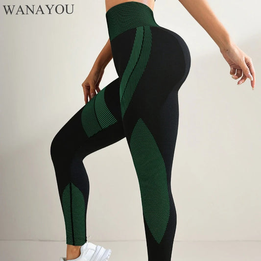 Women's Seamless Breathable Yoga Pants with High Waist and Hip Lifting, Tight Fitting Sports Pants, Running and Fitness Pants