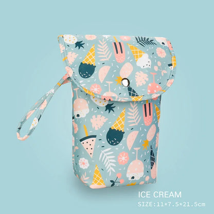 Waterproof Wet Bag Baby Diaper Storage Reusable Pocket Travel Beach Pool Daycare Dirty Baby Products