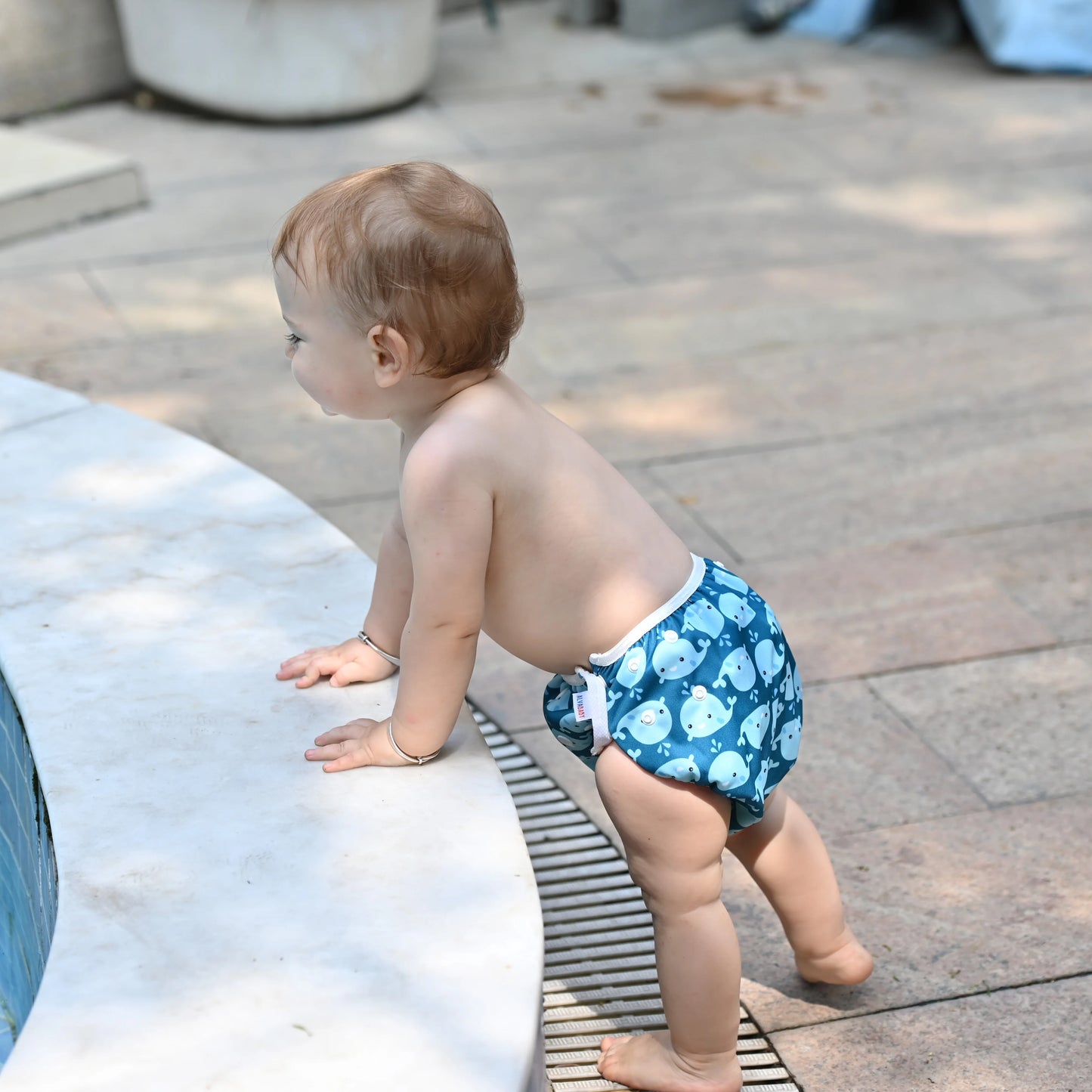 U PICK ALVABABY Reusable Swim Diaper Fashion Swimming Nappy for Baby Under 1 year Old