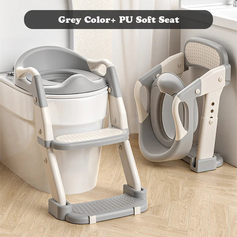 Portable Potty Child Newly Upgraded Baby Boy Potty Training Seat Step Stool Baby Potty Portable Child Urinal WC Baby Toilet Pot