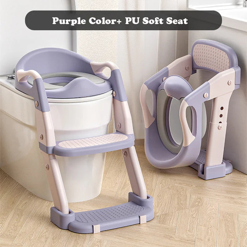 Portable Potty Child Newly Upgraded Baby Boy Potty Training Seat Step Stool Baby Potty Portable Child Urinal WC Baby Toilet Pot