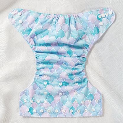 3 PCS Adjustable Size Washable Diapers Soft Skin-Friendly Breathable for Babies 3-15kg