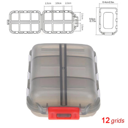Tcare Portable Pill Case Folding Medicine Drugs Pills Capsule Tablet Container Boxs Plastic Empty Drug Organizer Pillbox Cases