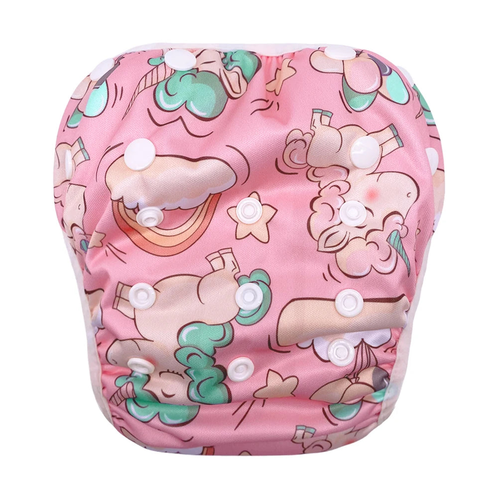 1pc Baby Swim Diapers Reuseable Washable Adjustable for Swimming Lesson Baby Shower Gifts Large Size Baby Boy Girl Swim Nappy