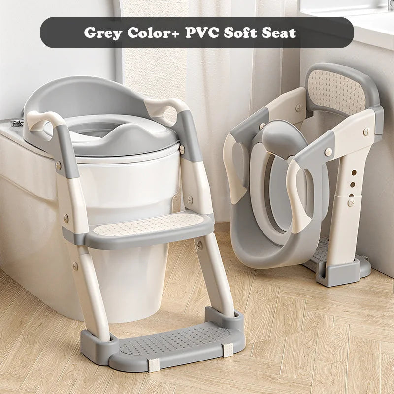 Portable Potty Child Newly Upgraded Baby Boy Potty Training Seat Step Stool Baby Potty Portable Child Urinal WC Baby Toilet Pot