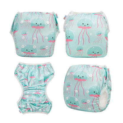 U PICK ALVABABY Reusable Swim Diaper Fashion Swimming Nappy for Baby Under 1 year Old