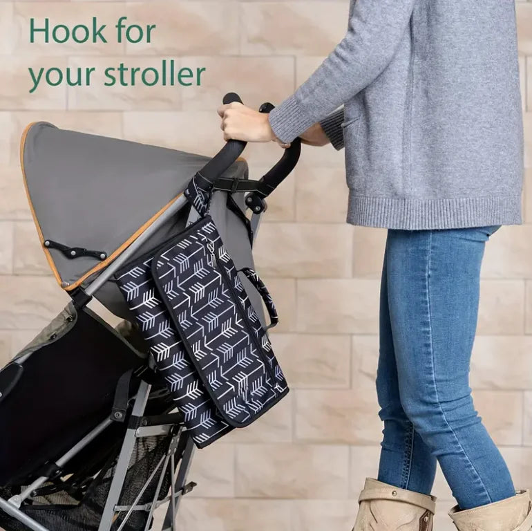 Portable Diaper Changing Pad for baby Foldable Detachable Travel Changing mat with Extra Storage, Multifunctional