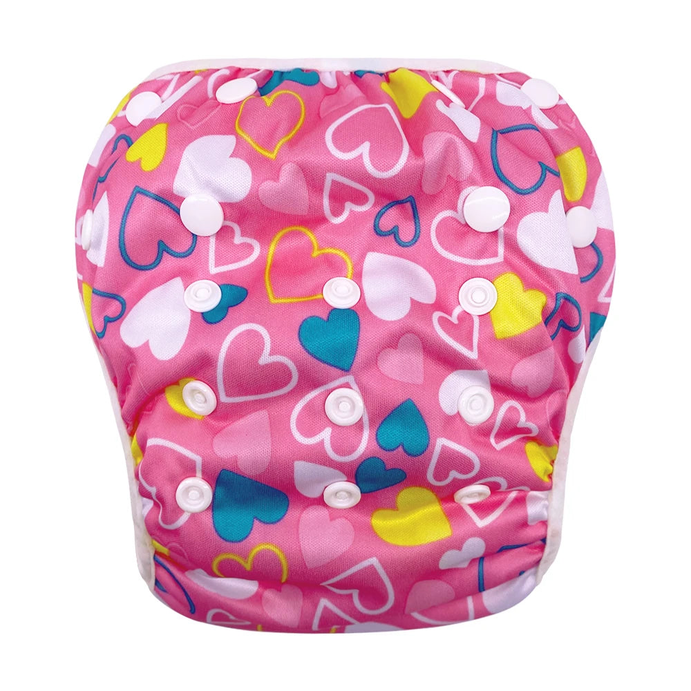 1pc Baby Swim Diapers Reuseable Washable Adjustable for Swimming Lesson Baby Shower Gifts Large Size Baby Boy Girl Swim Nappy