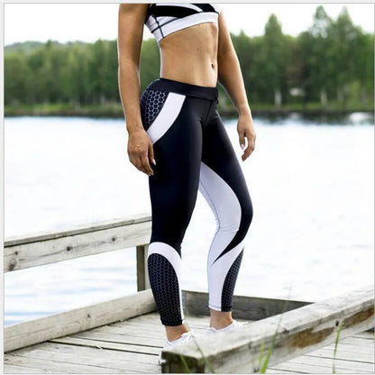 2025 Printed Yoga Pants Women Push Up Professional Running Sport Hot Pants Breathable Elastic Jog Mesh Club Printing Cloth
