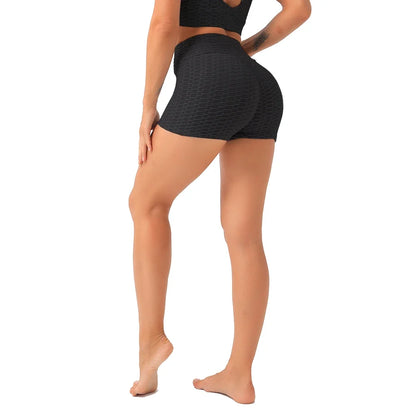 Women  High Waist Push Up Running Yoga Pants Sport Shorts Yoga Clothing Gym Quick Dry Fitness Seamless Hip Lift Tight Sportswear