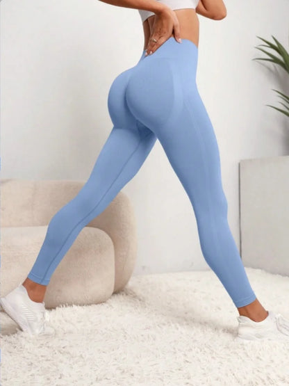 Women Gym Seamless Leggings Yoga Sports Pant Stretchy High Waist Fitness Sports Activewear Pants