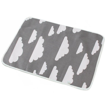 50*70cm Baby Diaper Changing Mat Portable Foldable Washable Waterproof Mattress Travel Pad Floor Mats Cushion Reusable Pad Cover