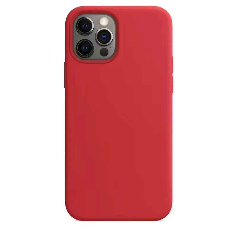 Original Liquid Silicone Phone Case for iPhone 15 16 14 Plus 13 12 11 Pro Max Soft Cases for iPhone 12 13 11 14 15 Full Cover