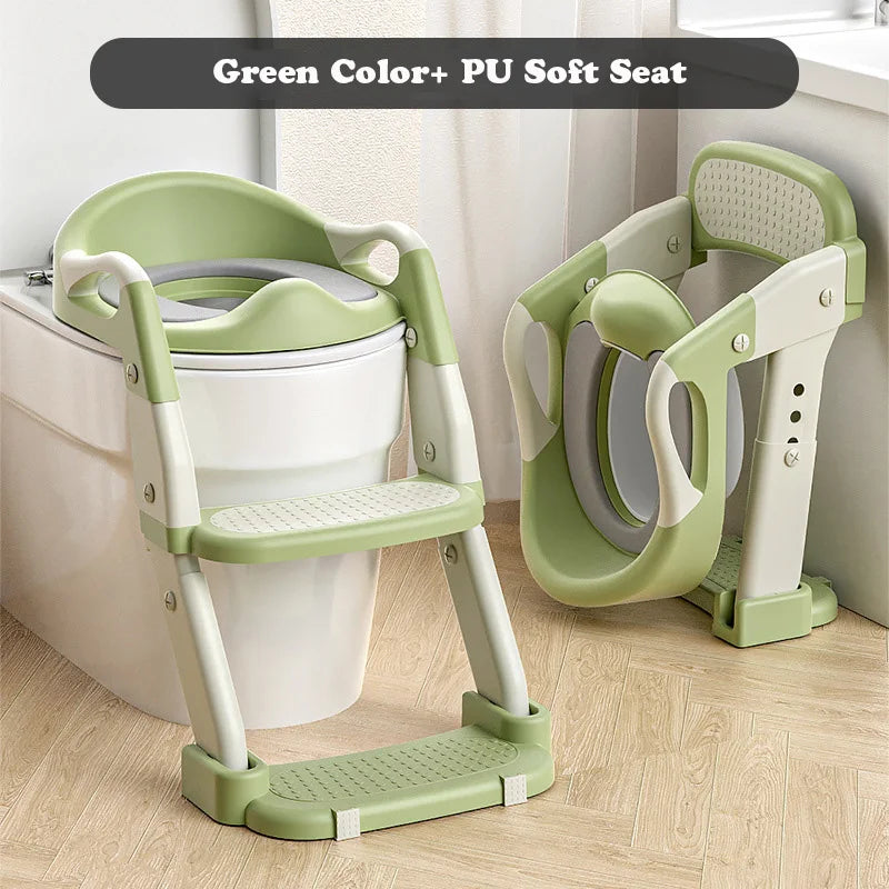 Portable Potty Child Newly Upgraded Baby Boy Potty Training Seat Step Stool Baby Potty Portable Child Urinal WC Baby Toilet Pot