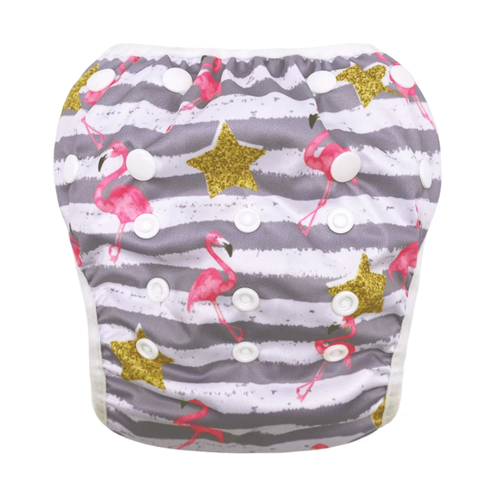1pc Baby Swim Diapers Reuseable Washable Adjustable for Swimming Lesson Baby Shower Gifts Large Size Baby Boy Girl Swim Nappy