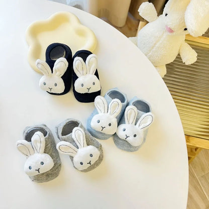 Soft and Skin Friendly Baby Silicone No-slip Floor Socks Antiskid Sweat-absorbing and Breathable Toy Floor Socks Cotton