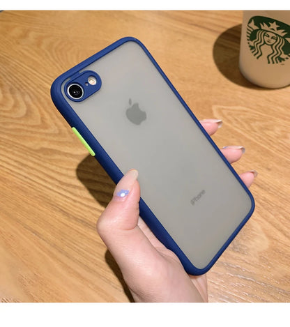 The New Anti-drop 2 in 1 Case For iphone SE 2020 Phone Case for iphone 7 8 SE2 2020 2022 Frosted Fine Pore Skin Protection Cases